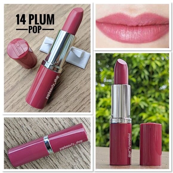 Clinique Pop Lip Colour + Primer Rouge Intense + Base 14 plum pop - Picture 3 of 6